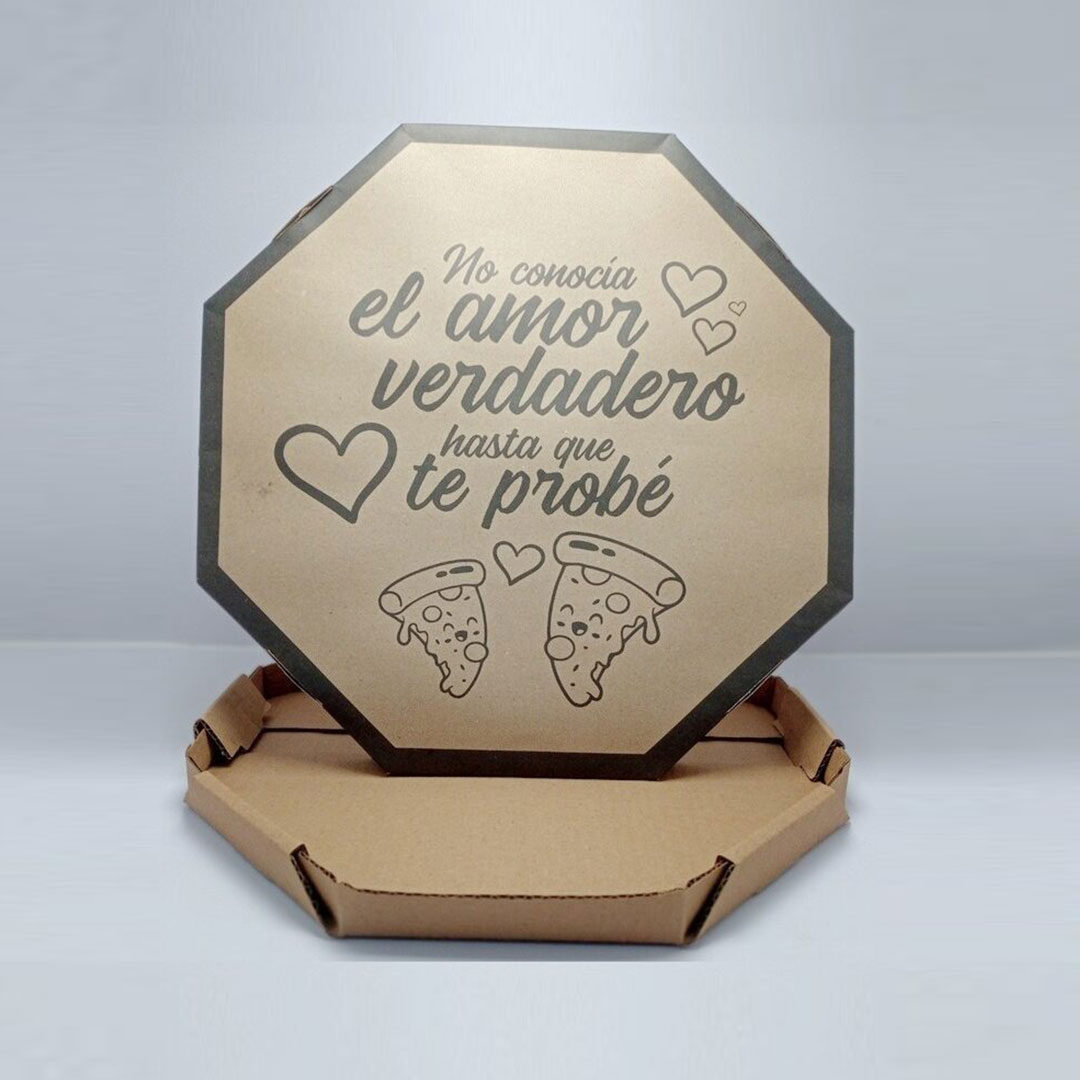 Caja octogonal personalizada