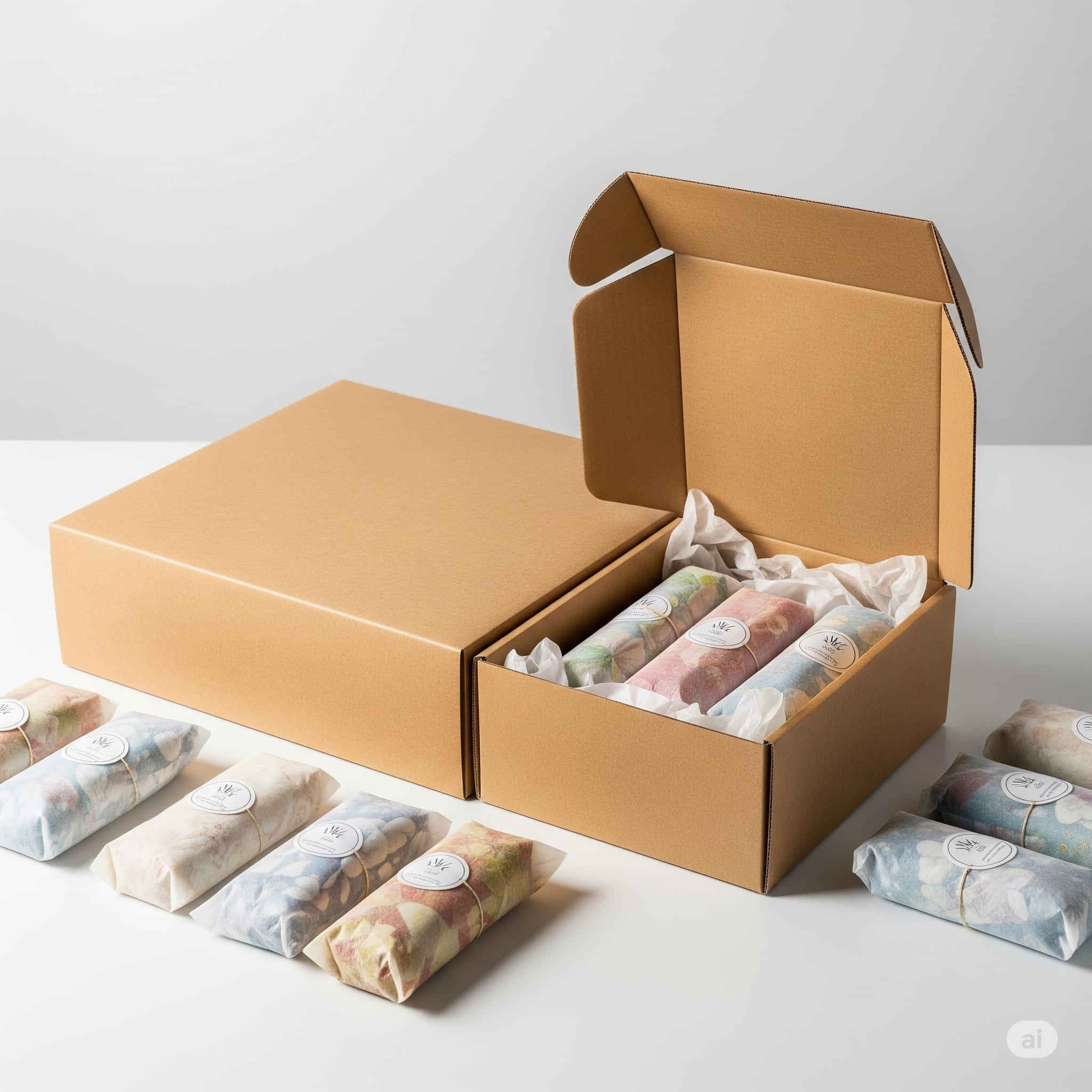 Cajas de cartulina kraft - Imagen 2